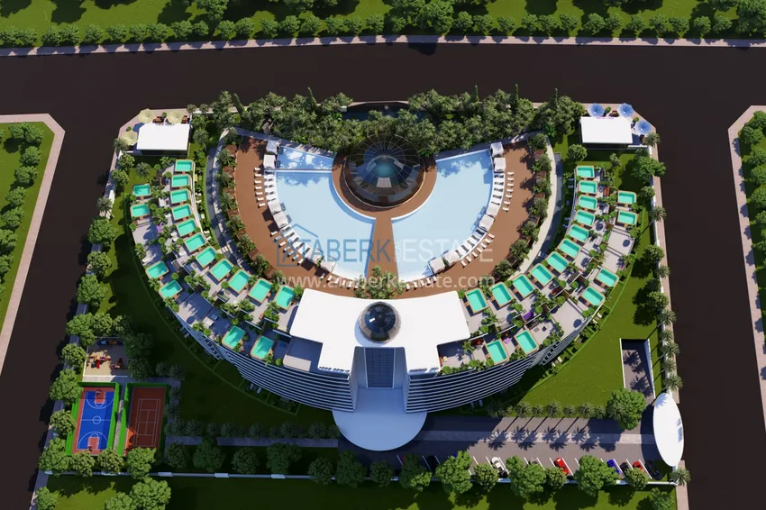 Жилой комплексе отельного типа на этапе строительства в Анталии – Алтынташ! Квартиры напрямую от надежного застройщика 7