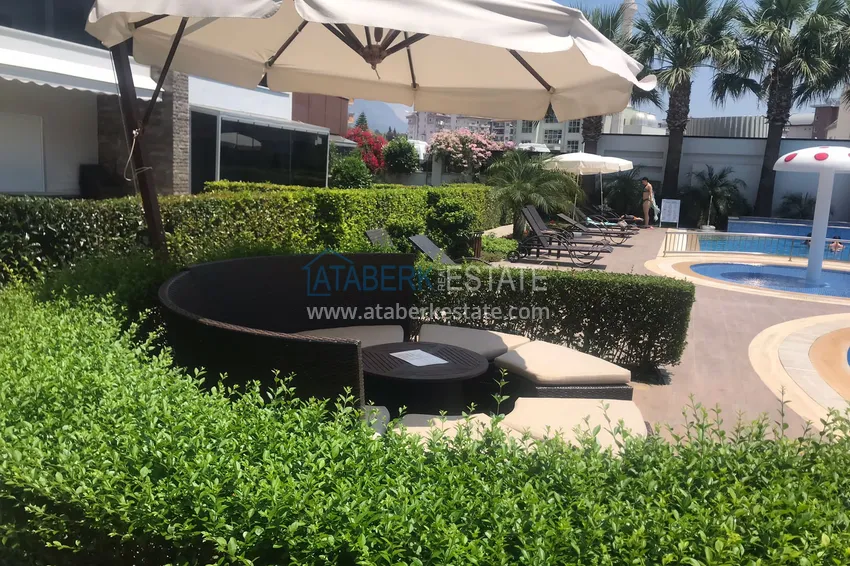 Квартира в районе Оба с мебелью, в современном жилом комплексе 8 