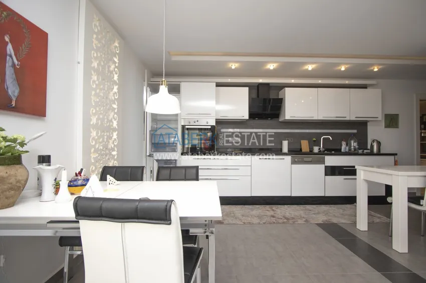 Приобрести Квартира в районе Оба с мебелью, в современном жилом комплексе 7 