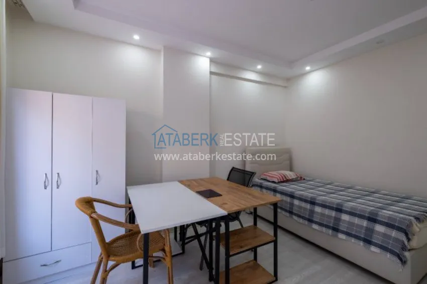 Приобрести Квартира в центре Алании трехкомнатная, с мебелью и застекленным балконом 9 