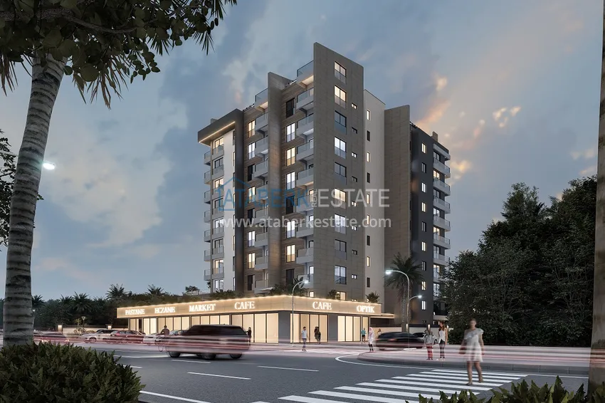 Квартиры в Анталии – Алтынташ, по доступным ценам в строящемся жилом комплексе 8 