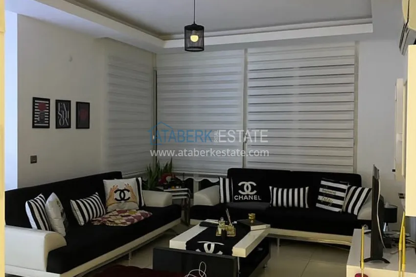 Приобрести Квартира с двумя спальнями, мебелью, видом на море и горы – Тосмур, Алания 8