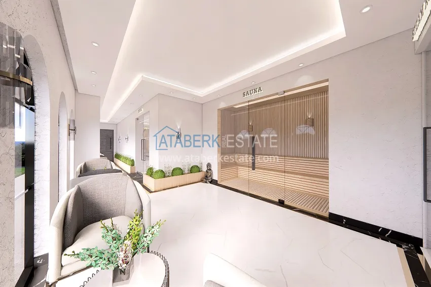 Новый проект элитной резиденции с отельной инфраструктурой Алания - Авсаллар 29 