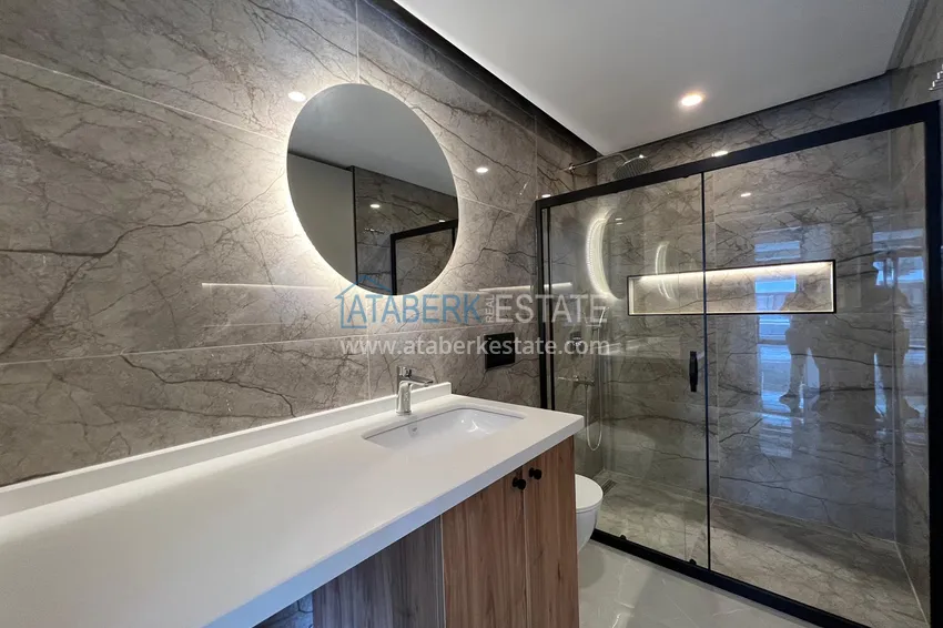 Приобрести Квартира в Алании район Оба с чистовой отделкой и видом на горы 8 