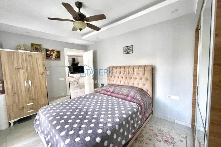 Приобрести Квартира в Махмутларе с мебелью и застеклённым балконом в молодом современном комплексе 8 