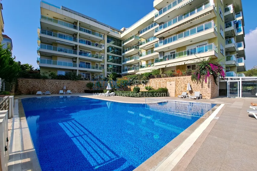 Апартаменты 1+1 с мебелью и видом на горы в районе Кестель, Алания 8 