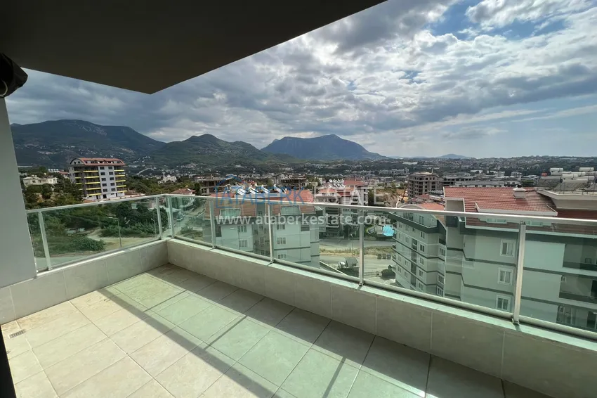 Приобрести Двухэтажный пентхаус с открытым видом на горы в районе Оба 9