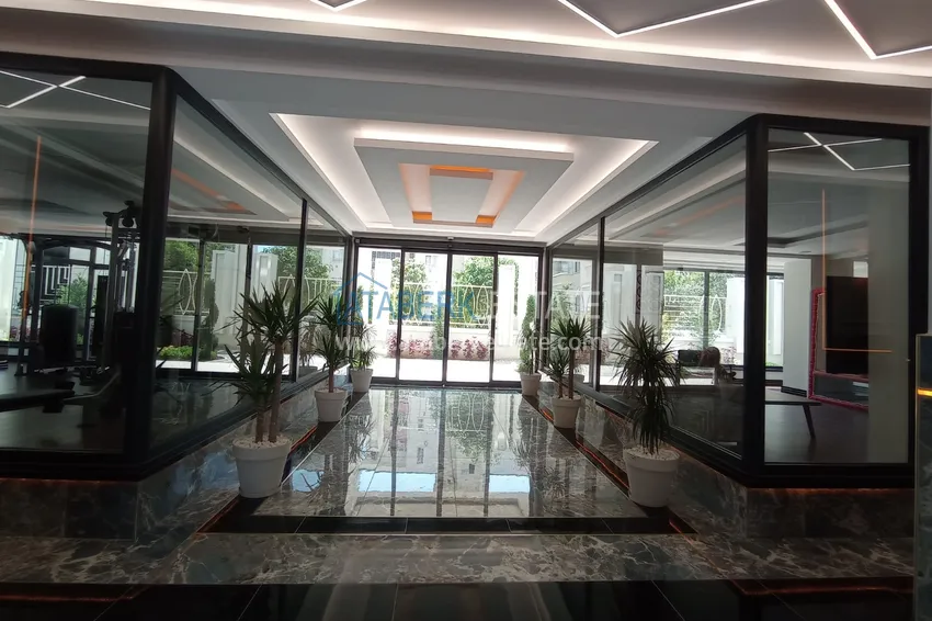 Квартира в Махмутларе с чистовой отделкой, в комплексе европейского типа 9 