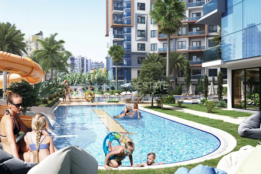 Квартиры от инвестора в строящемся жилом комплексе - Махмутлар, Алания 9 