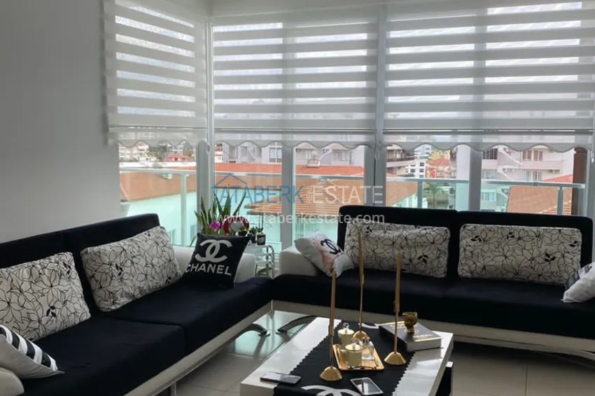 Приобрести Квартира с двумя спальнями, мебелью, видом на море и горы – Тосмур, Алания 9