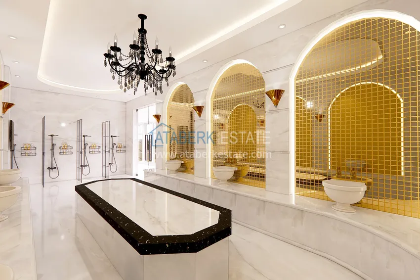 Новый проект элитной резиденции с отельной инфраструктурой Алания - Авсаллар 58 