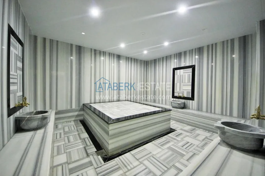 Квартира в Махмутларе двухкомнатная с мебелью и видом на море и горы 11