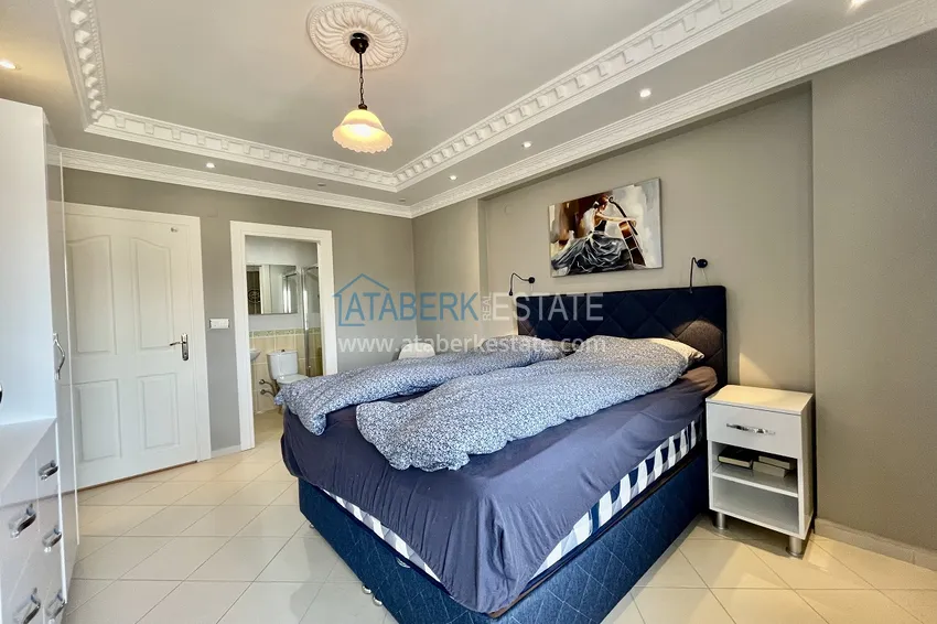 Приобрести Квартира 2+1 с новой мебелью и видом на море в уютном комплексе - Махмутлар 9