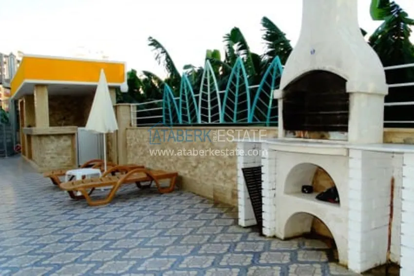 Квартира Алания, Махмутлар меблированная с видом на море и горы 10 