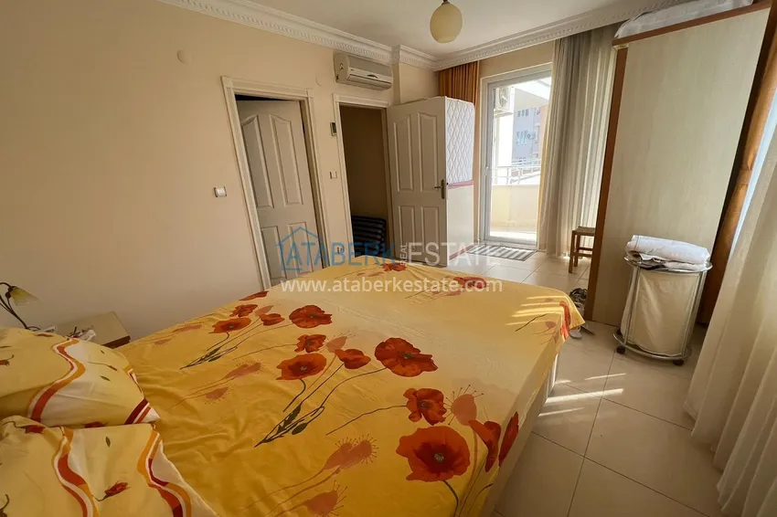 Приобрести Квартира 2+1 в районе Оба с мебелью в комплексе европейского типа 9 