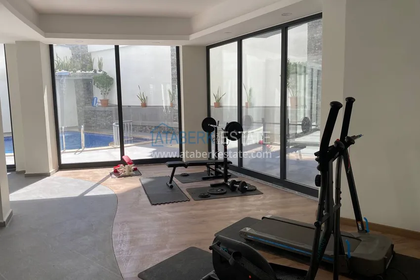 Квартира с новой мебелью в Алании – район Тосмур, в современном комплексе 10 