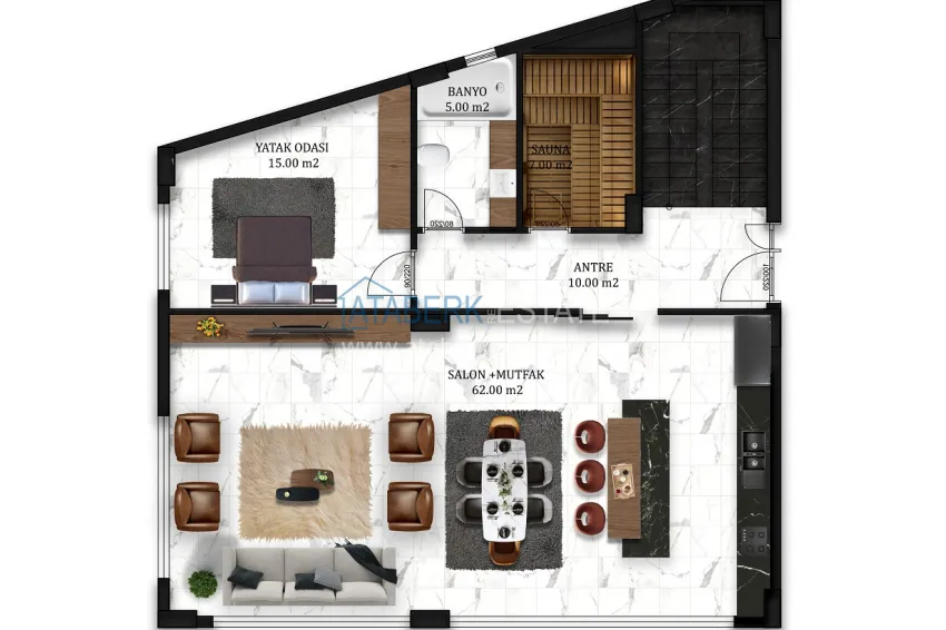 Купить дешево Современные видовые двухуровневые виллы по ценам от застройщика в районе Оба 2 