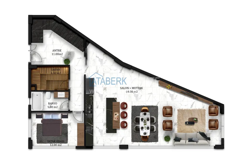 Купить дешево Современные видовые двухуровневые виллы по ценам от застройщика в районе Оба 4 