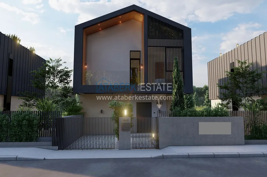 Новый проект элитных вилл – коттеджный комплекс в горном районе Алании, Тепе 9