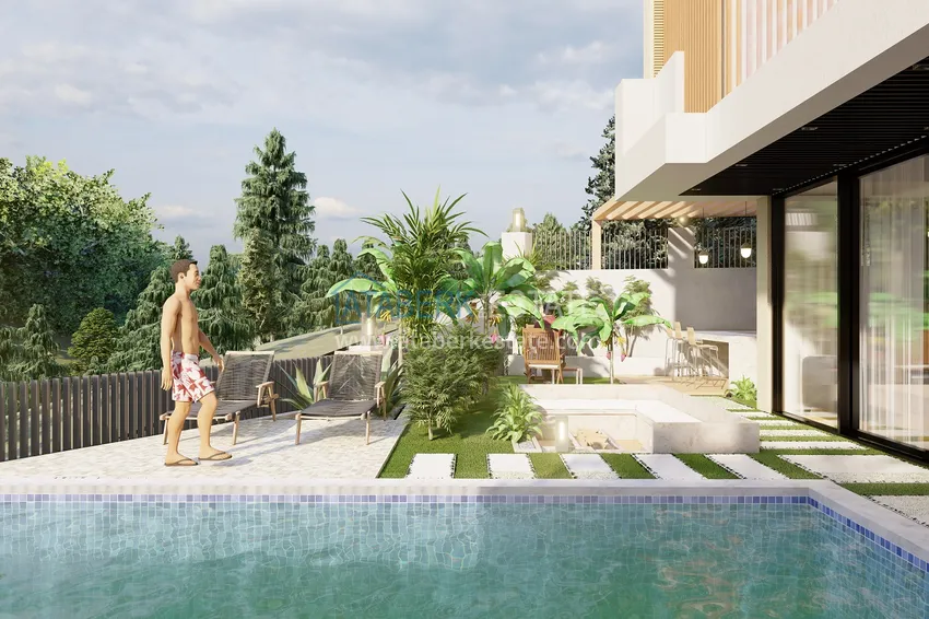 Новый проект элитных вилл – коттеджный комплекс в горном районе Алании, Тепе 13