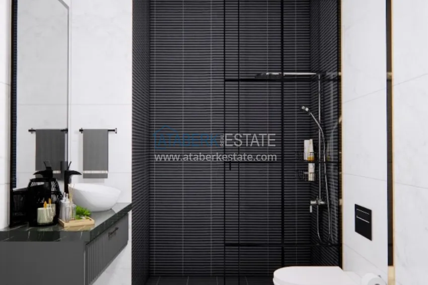 Приобрести Новый проект элитной резиденции с отельной инфраструктурой Алания - Авсаллар 38 