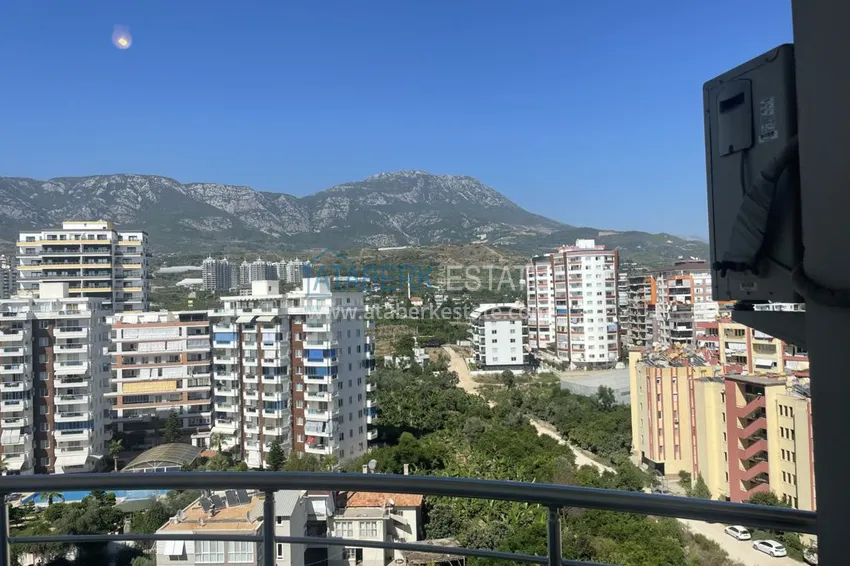 Приобрести Пентхаус с видом на море в Махмутларе с мебелью в уютном жилом комплексе 17