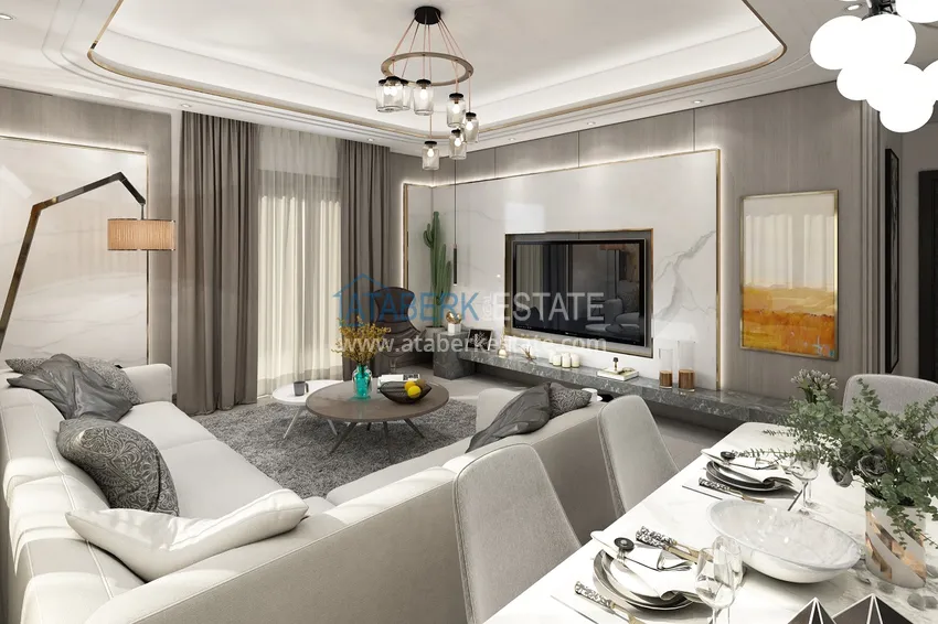 Приобрести Квартира от инвестора в Алании - Оба в комплексе на этапе строительства 7 