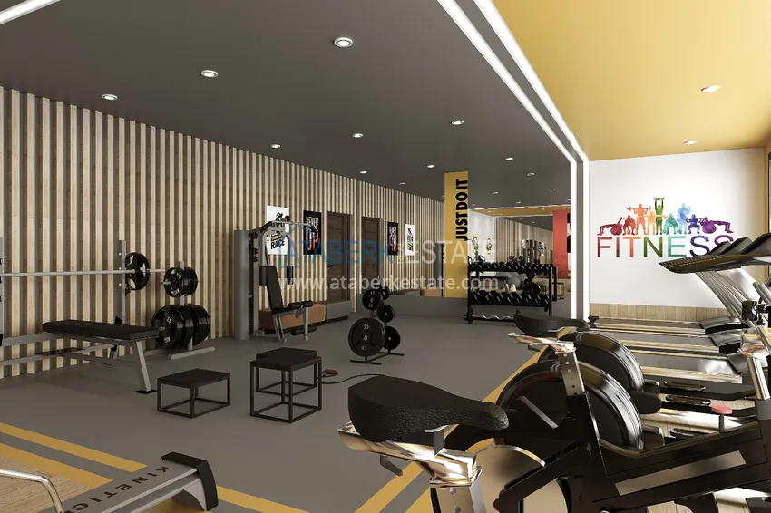 Недвижимость от застройщика в Алании район Тюрклер - новый проект резиденции с апартаментами и виллами 22 