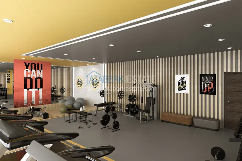 Недвижимость от застройщика в Алании район Тюрклер - новый проект резиденции с апартаментами и виллами 24 