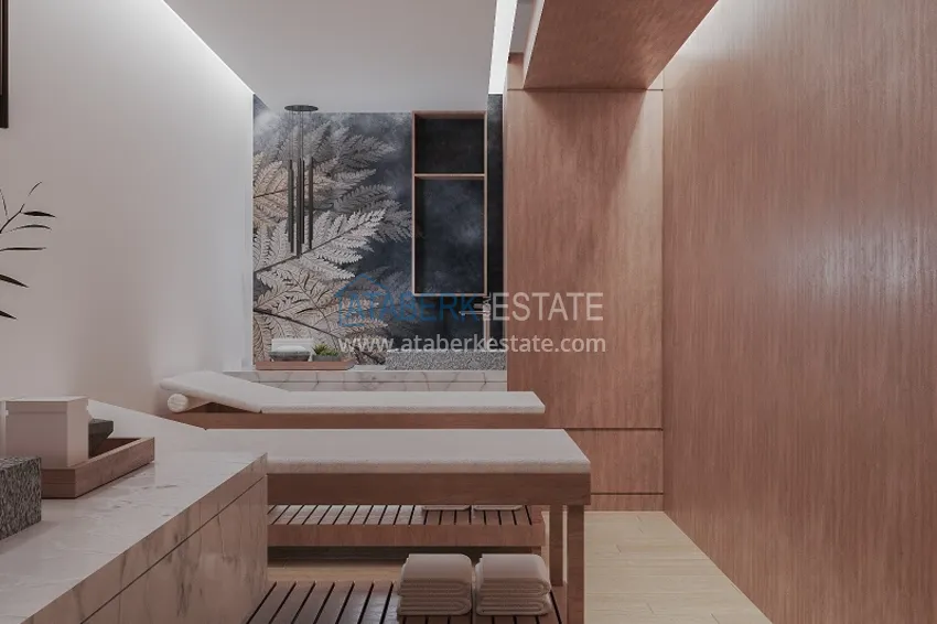 Недвижимость от застройщика в Алании район Тюрклер - новый проект резиденции с апартаментами и виллами 15 