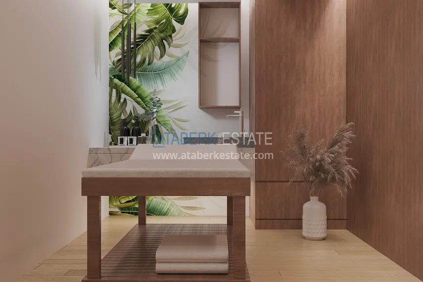 Недвижимость от застройщика в Алании район Тюрклер - новый проект резиденции с апартаментами и виллами 16 