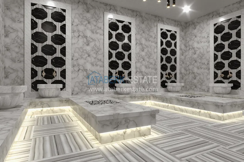 Недвижимость от застройщика в Алании район Тюрклер - новый проект резиденции с апартаментами и виллами 20 