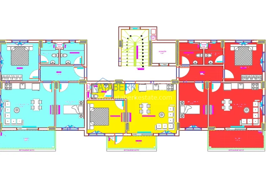Купить дешево Квартиры от застройщика на последнем этапе строительства Алания – Демирташ 7
