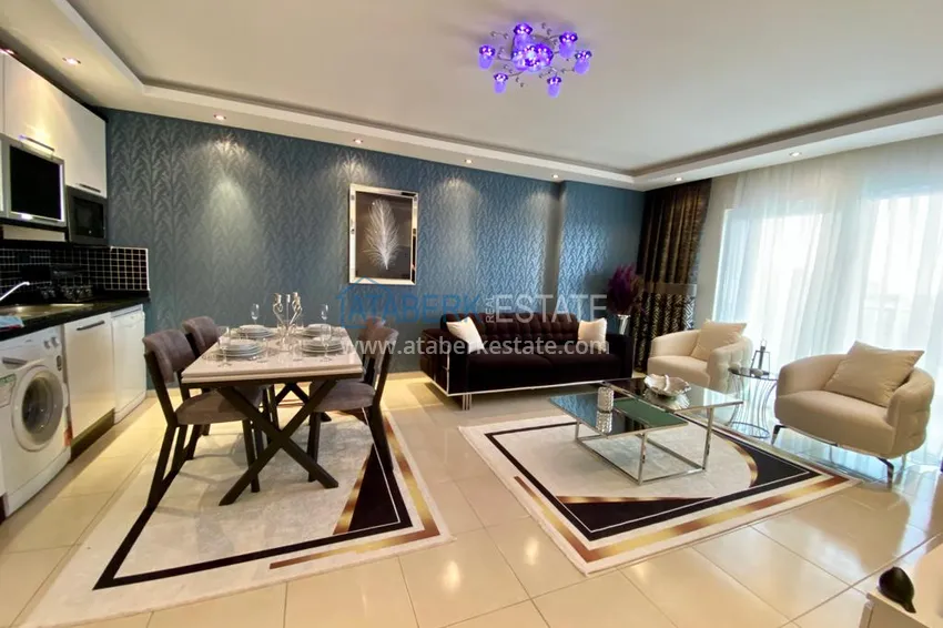 Приобрести Квартира с открытым видом на море в Махмутларе – дизайнерский интерьер, новая мебель 2