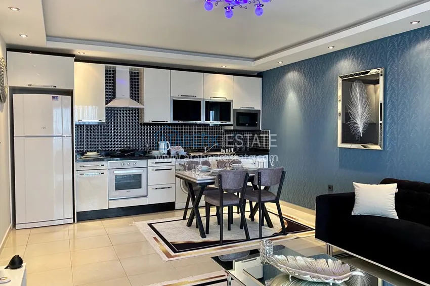 Приобрести Квартира с открытым видом на море в Махмутларе – дизайнерский интерьер, новая мебель 5