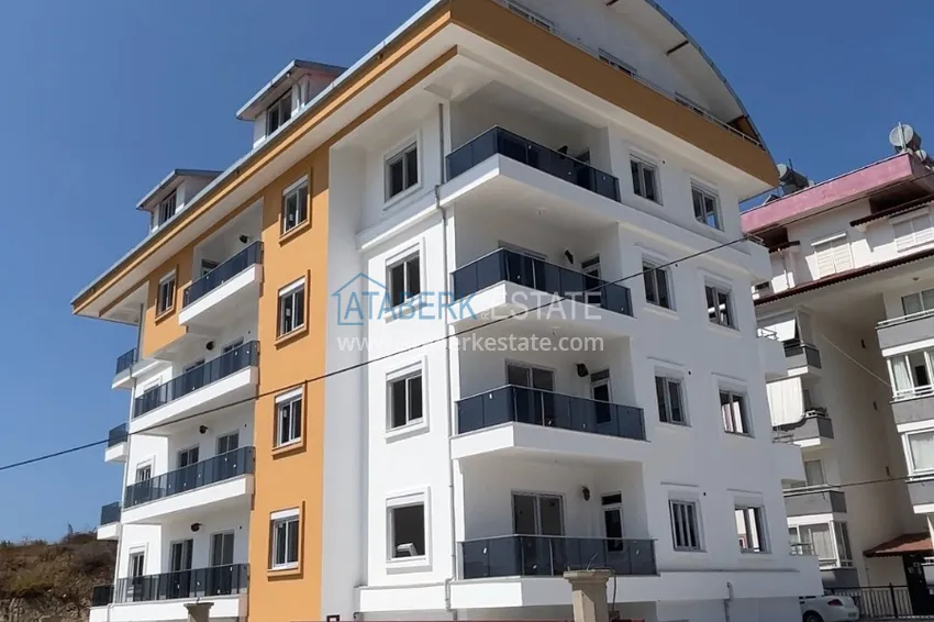 Двухуровневый пентхаус в Алании - Конаклы с видом на море в новостройке 2 