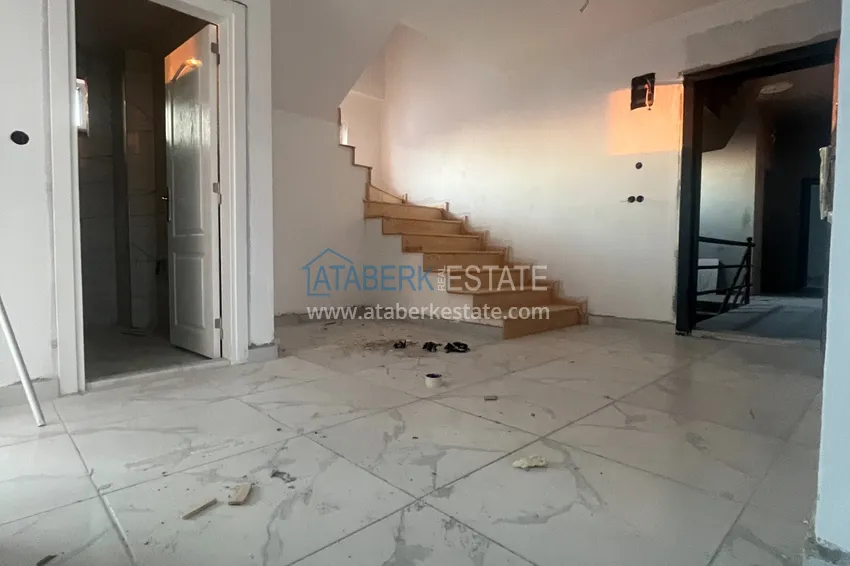 Приобрести Двухуровневый пентхаус в Алании - Конаклы с видом на море в новостройке 1 