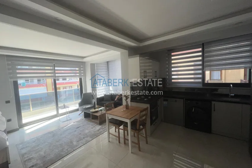 Приобрести Ликвидная недвижимость в центре Алании – двухкомнатная квартира «под ключ» рядом с морем 1 