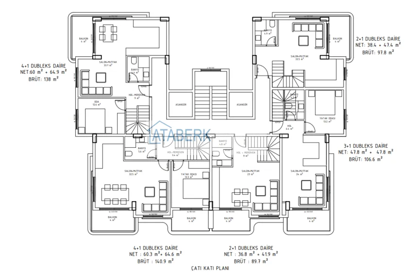 Купить дешево Инвестиционная недвижимость на этапе проекта Демирташ, Алания 6 