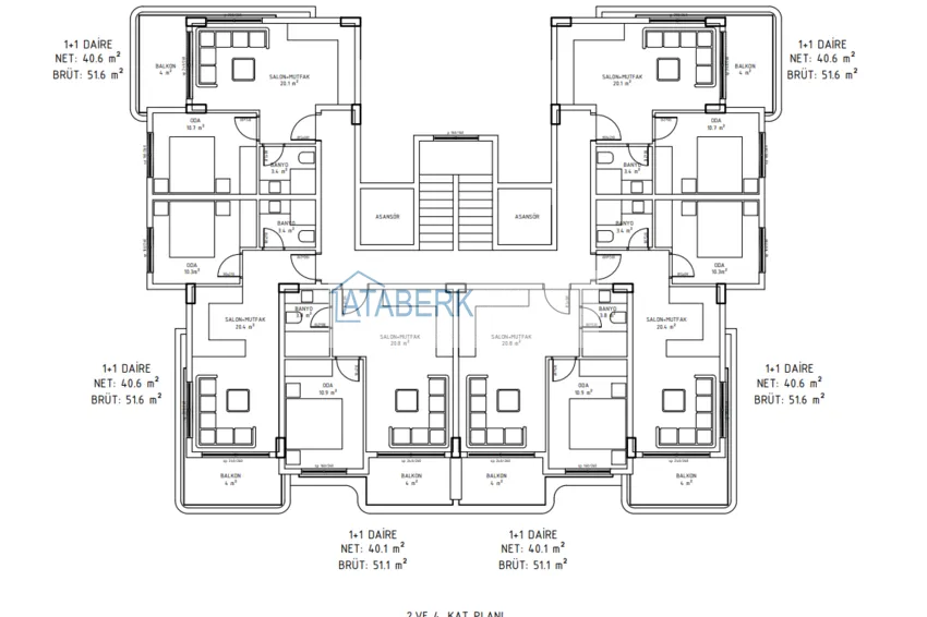 Купить дешево Инвестиционная недвижимость на этапе проекта Демирташ, Алания 4 