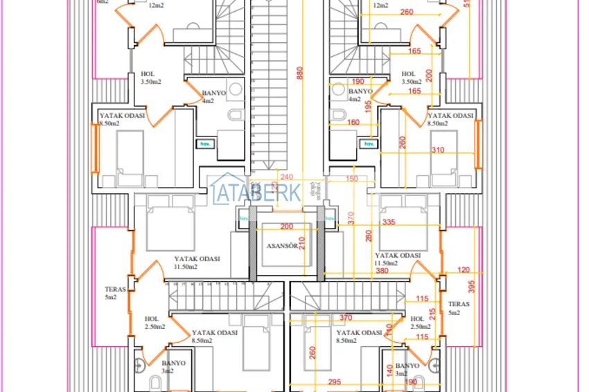 Купить дешево Курортная недвижимость на этапе котлована, по стартовым ценам напрямую от застройщика Алания – Махмутлар 4 