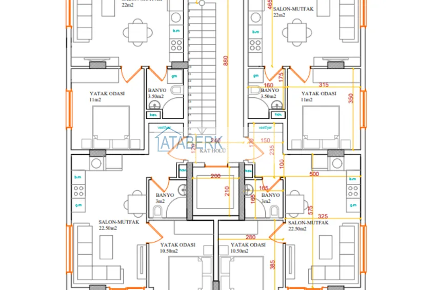 Купить дешево Курортная недвижимость на этапе котлована, по стартовым ценам напрямую от застройщика Алания – Махмутлар 5 