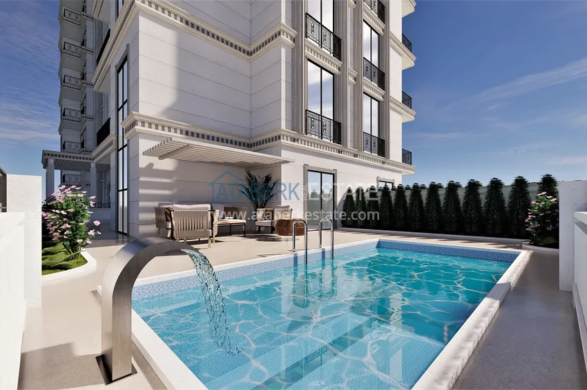 Новый проект элитной резиденции с отельной инфраструктурой Алания - Авсаллар 10 