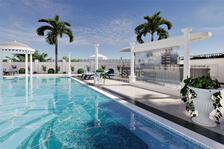 Новый проект элитной резиденции с отельной инфраструктурой Алания - Авсаллар 13 