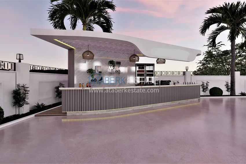 Новый проект элитной резиденции с отельной инфраструктурой Алания - Авсаллар 14 