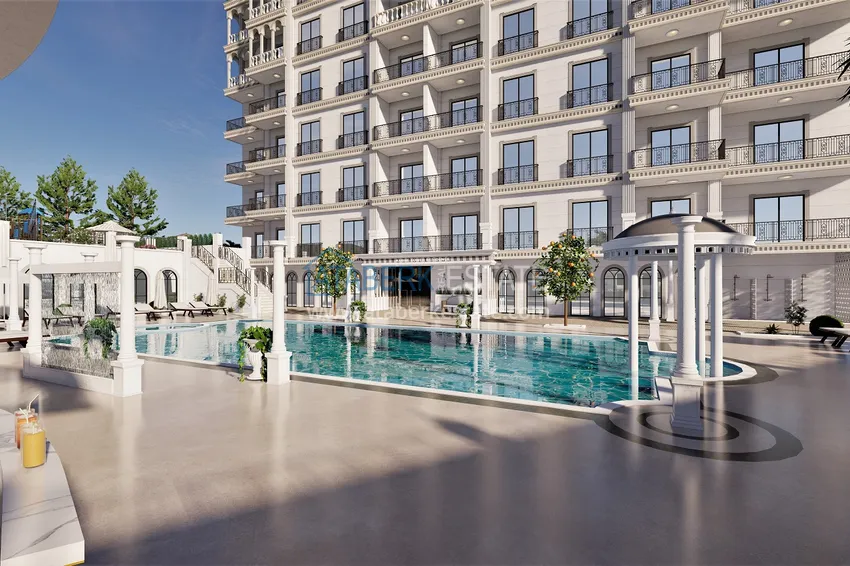 Новый проект элитной резиденции с отельной инфраструктурой Алания - Авсаллар 15 