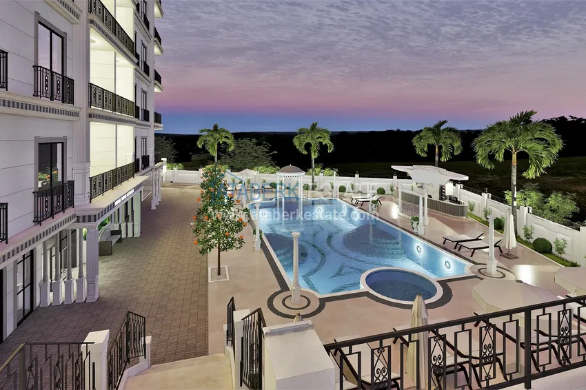 Новый проект элитной резиденции с отельной инфраструктурой Алания - Авсаллар 27 