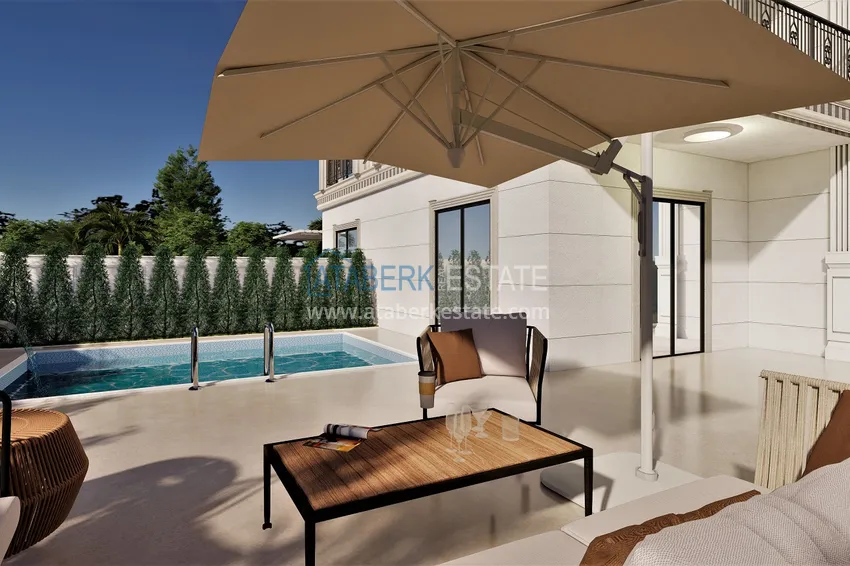 Новый проект элитной резиденции с отельной инфраструктурой Алания - Авсаллар 9 