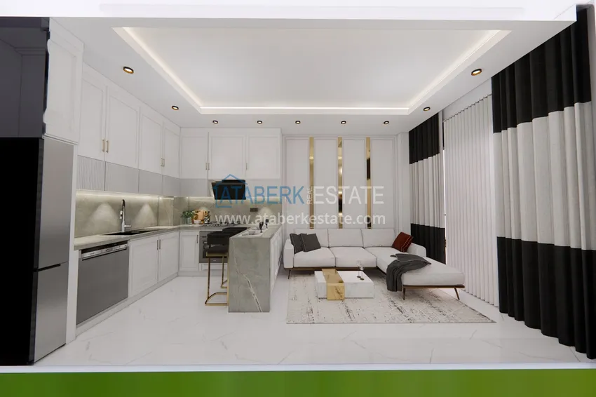 Приобрести Новый проект элитной резиденции с отельной инфраструктурой Алания - Авсаллар 4 