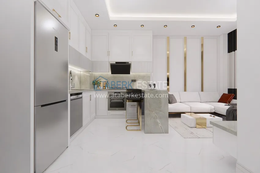 Приобрести Новый проект элитной резиденции с отельной инфраструктурой Алания - Авсаллар 5 